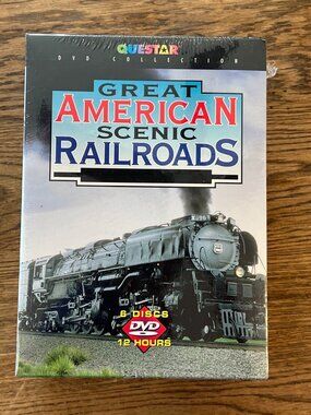 Great American Scenic Railroads 6-Disc DVD Set 12 Hours New Sealed